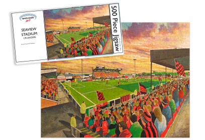 Seaview Stadium Fine Art Jigsaw Puzzle - Crusaders FC
